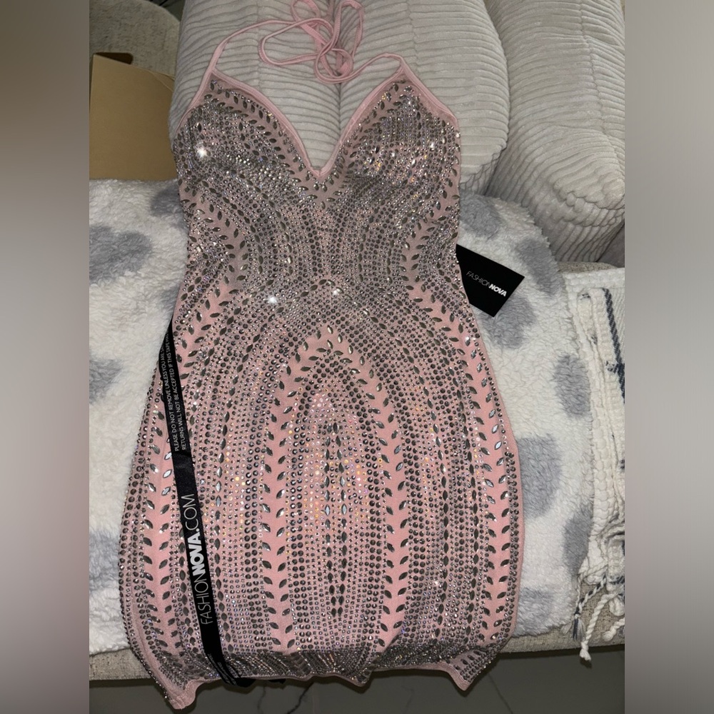 pink fashionnova dress